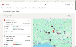 Walgreens of Enterprise website