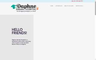 Daphne Animal Hospital website