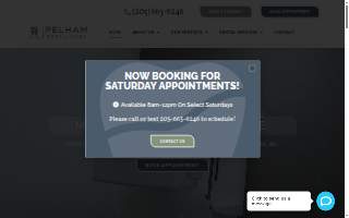 Pelham Dental Care website