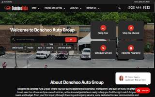 Donohoo Auto website