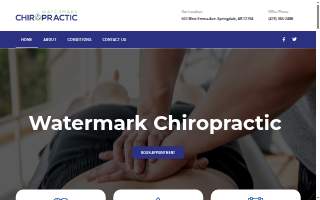 Watermark Chiropractic website