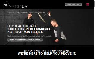 Myomuv Physical Therapy-Easley website