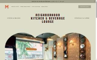 Mockingbird Coffee website