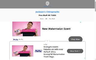 Jackson's Chiropractic website