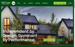 McGraw Realtors - Hot Springs website