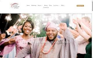 Vibrant Occasions Catering website