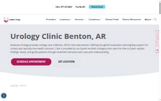 Arkansas Urology website