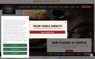 Saltgrass Steak House of Sherwood website