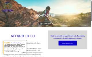 Ozark Valley Chiropractic Russellville website