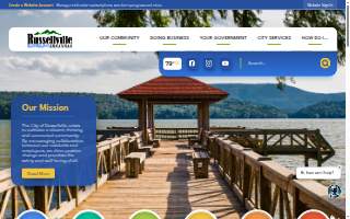 Russellville Animal Clinic website