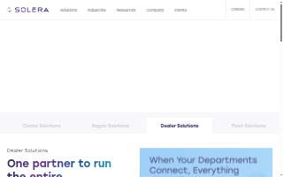 Solera Day Spa website