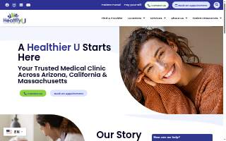 HealthyU Clinics website