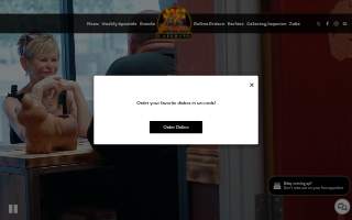 AZBarbeque Catering website