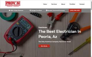 Proven Electrical Concepts, LLC website