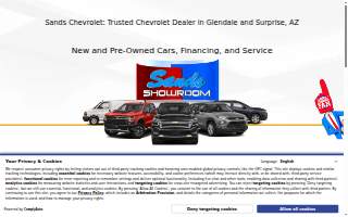 Sands Chevrolet - Surprise website