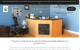 Healthy Spines Chiropractic website