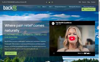BackFit Health + Spine website