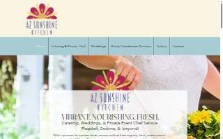 AZ Sunshine Kitchen Culinary & Events website