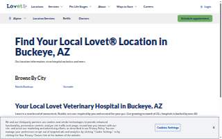 Lovet Pet Health Care - Verrado website