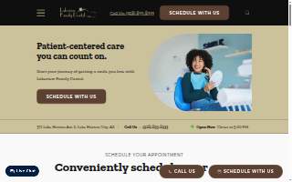 Lakeview Family Dental website