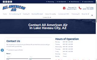 All American Air website