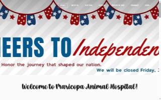 Maricopa Animal Hospital website