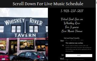 Whiskey River Tavern website