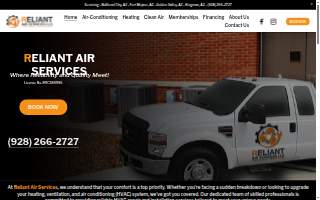Reliant Air Services LLC website
