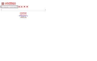 Oremus Materials website