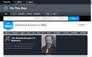 The 1866 Coffee & Tea House website