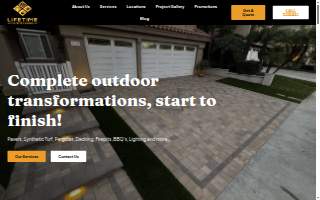 Lifetime Outdoor Living website