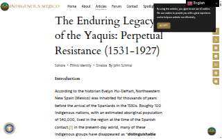 Yaqui Coffee House website