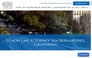 San Bernardino Lemon Law Experts website