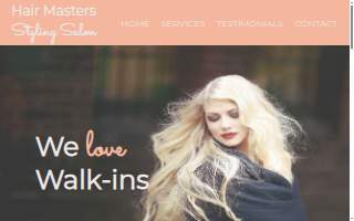 HairMasters of Burien website