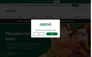 Greens on Tenth website