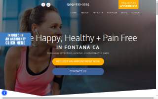 Cadman Chiropractic website
