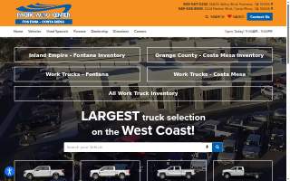 Pacific Auto Center website