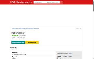 Mabel's Roadhouse website