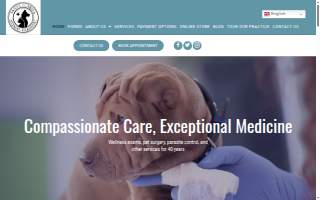 Santa Clarita Animal Hospital website