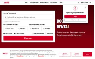 Avis Car Sales of Glendale website