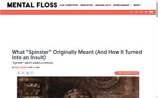 The Spinster Sisters website