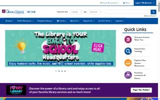 The Library Sports Grille & Brewery website