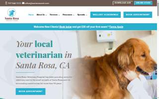 Veterinary Medical Center of Santa Rosa website