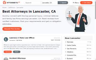 Accident Attorneys website