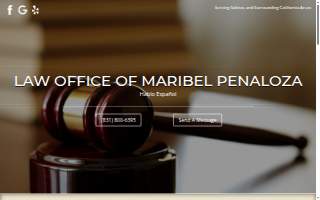 Law Office of Maribel Penaloza website
