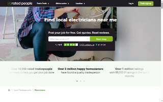 Electricians Service Team of Pasadena website