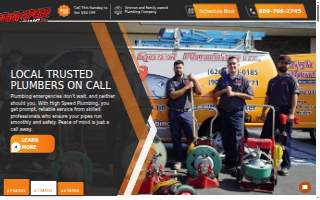 High Speed Plumbing website