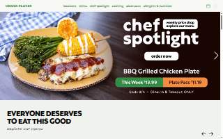 Urban Plates of Sunnyvale website
