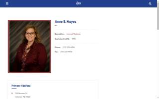 Hayes Chiropractic website