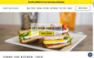 Sunny Side Kitchen website